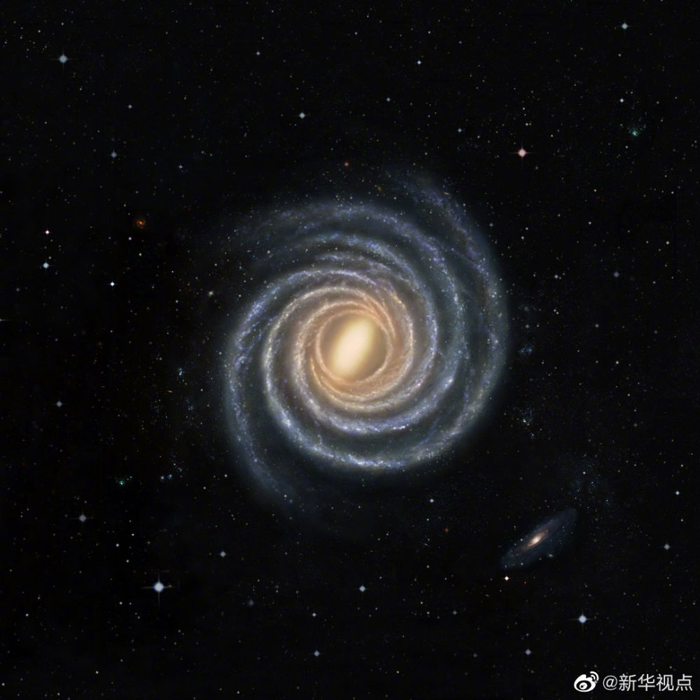 【新华视点微博】赞!中外联合团队绘制出目前最精确的银河系结构图
