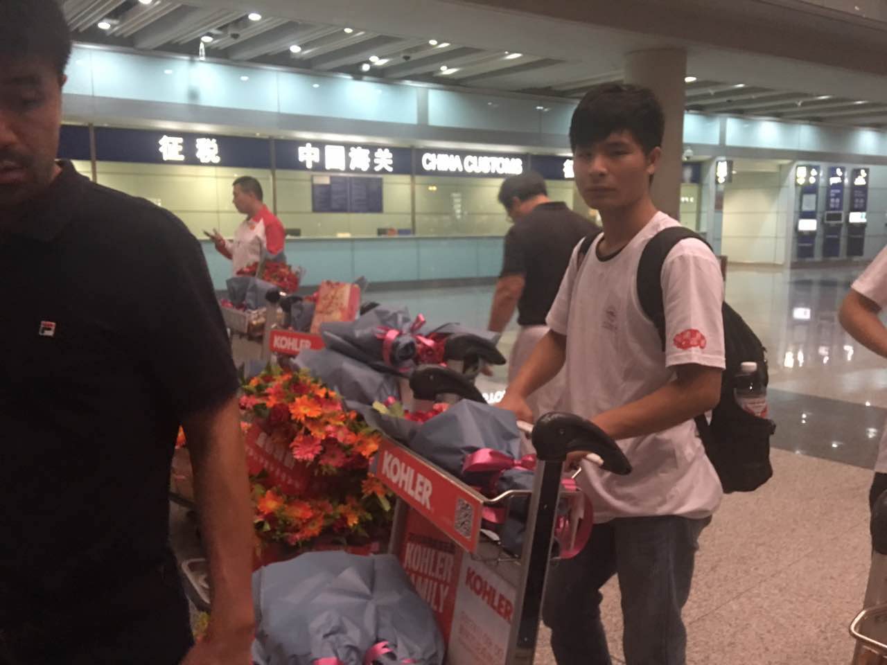 为残奥健儿准备的鲜花 为残奥健儿准备的鲜花