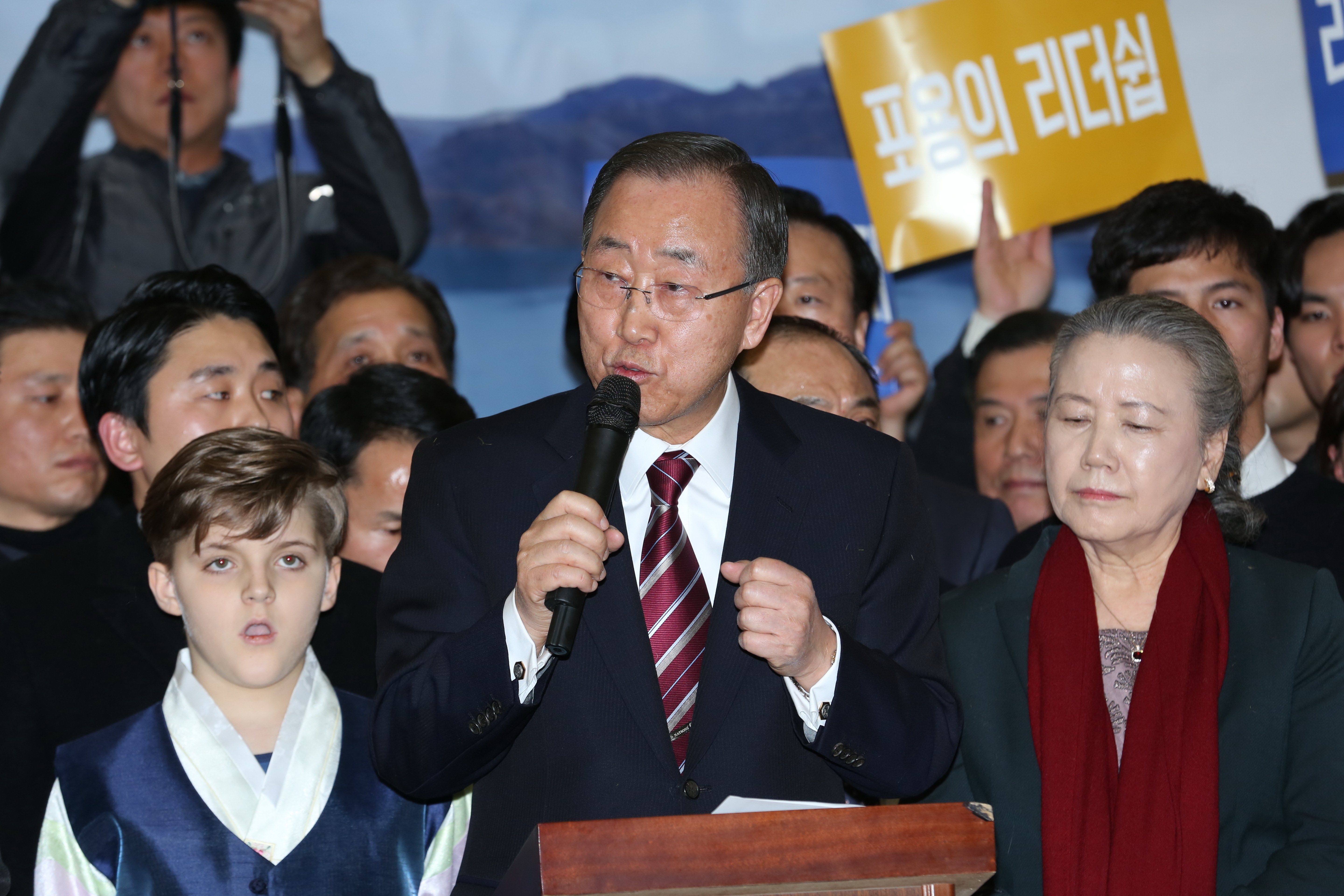 联合国前秘书长潘基文：无法就是否参加韩国总统选举表态