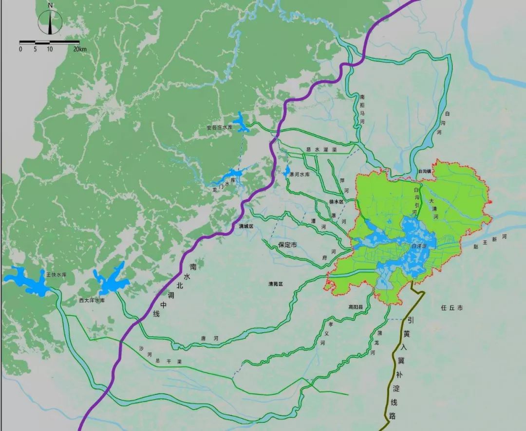 据介绍,2018年以来,南水北调中线通过北易水河,瀑河,一亩泉河首次向