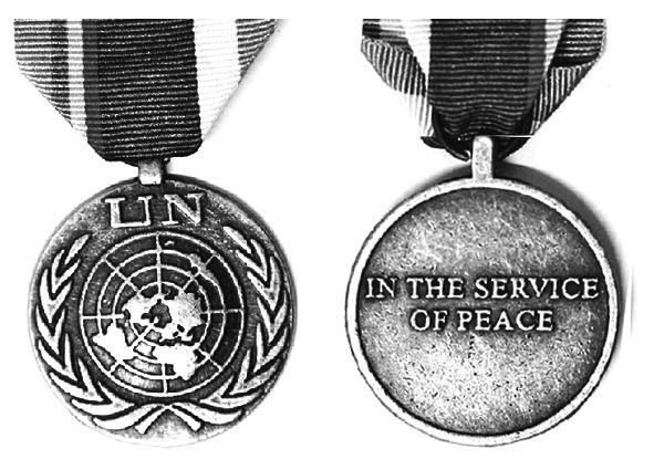 联合国维持和平勋章图片