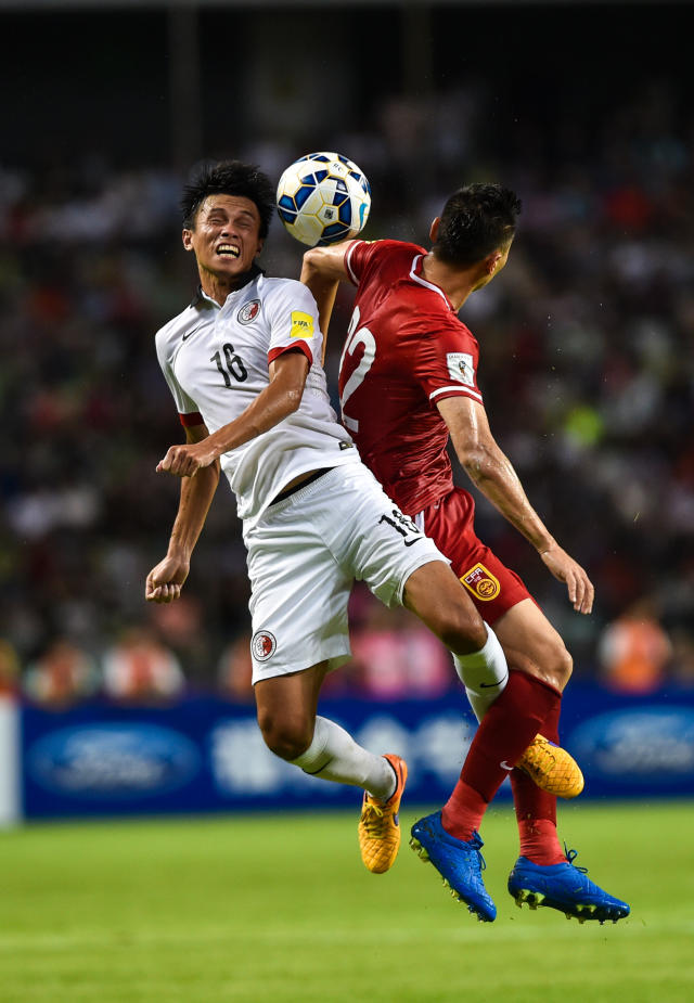 9月3日,在深圳举行的世界杯预选赛小组赛第三轮比赛中,中国队主场