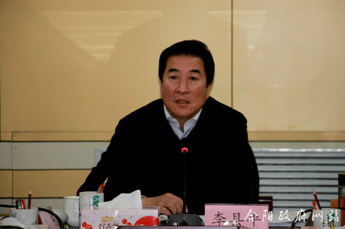 县委书记李县平讲话