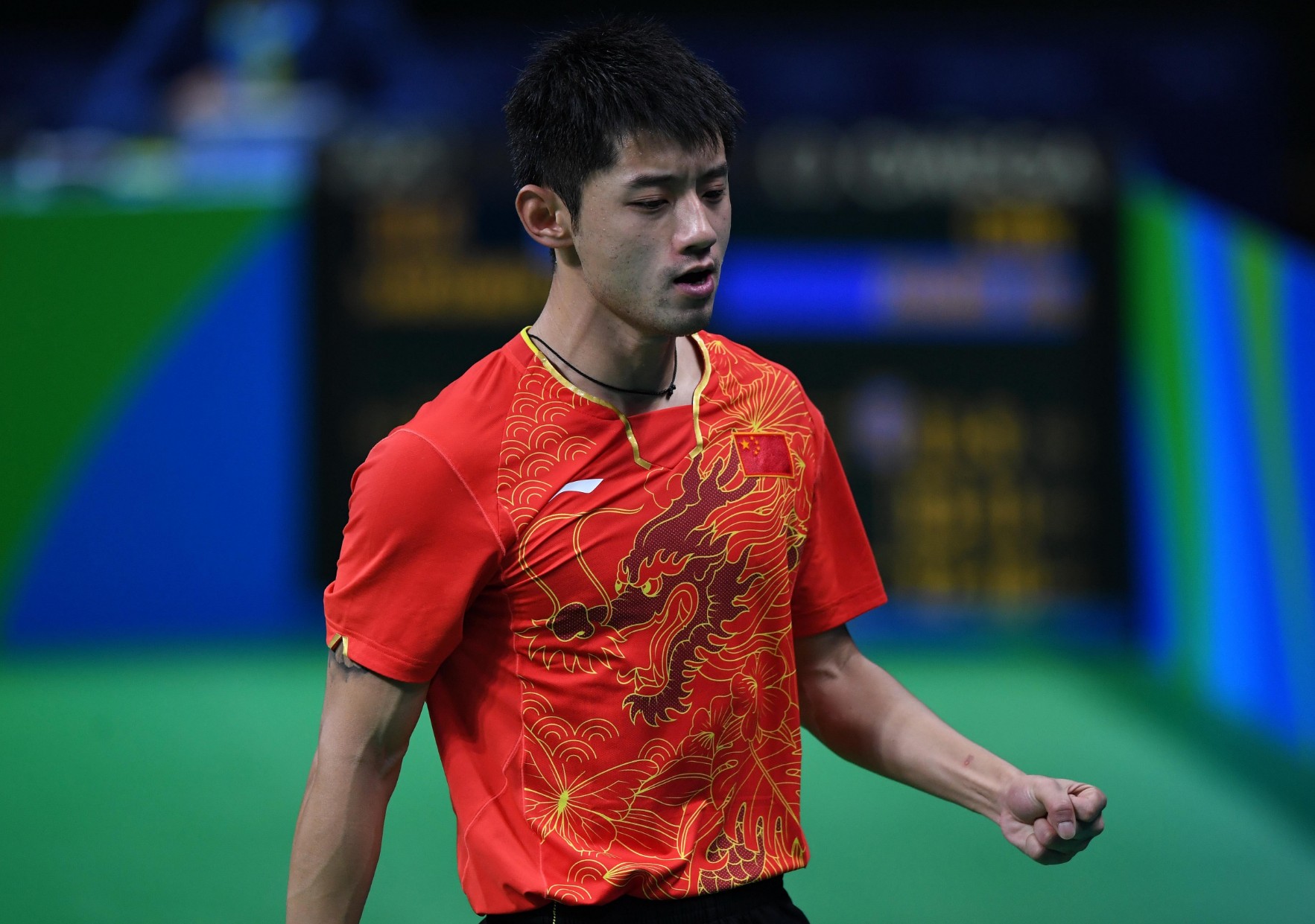 当日,在2016年里约奥运会乒乓球男单半决赛中,张继科以4:1战胜