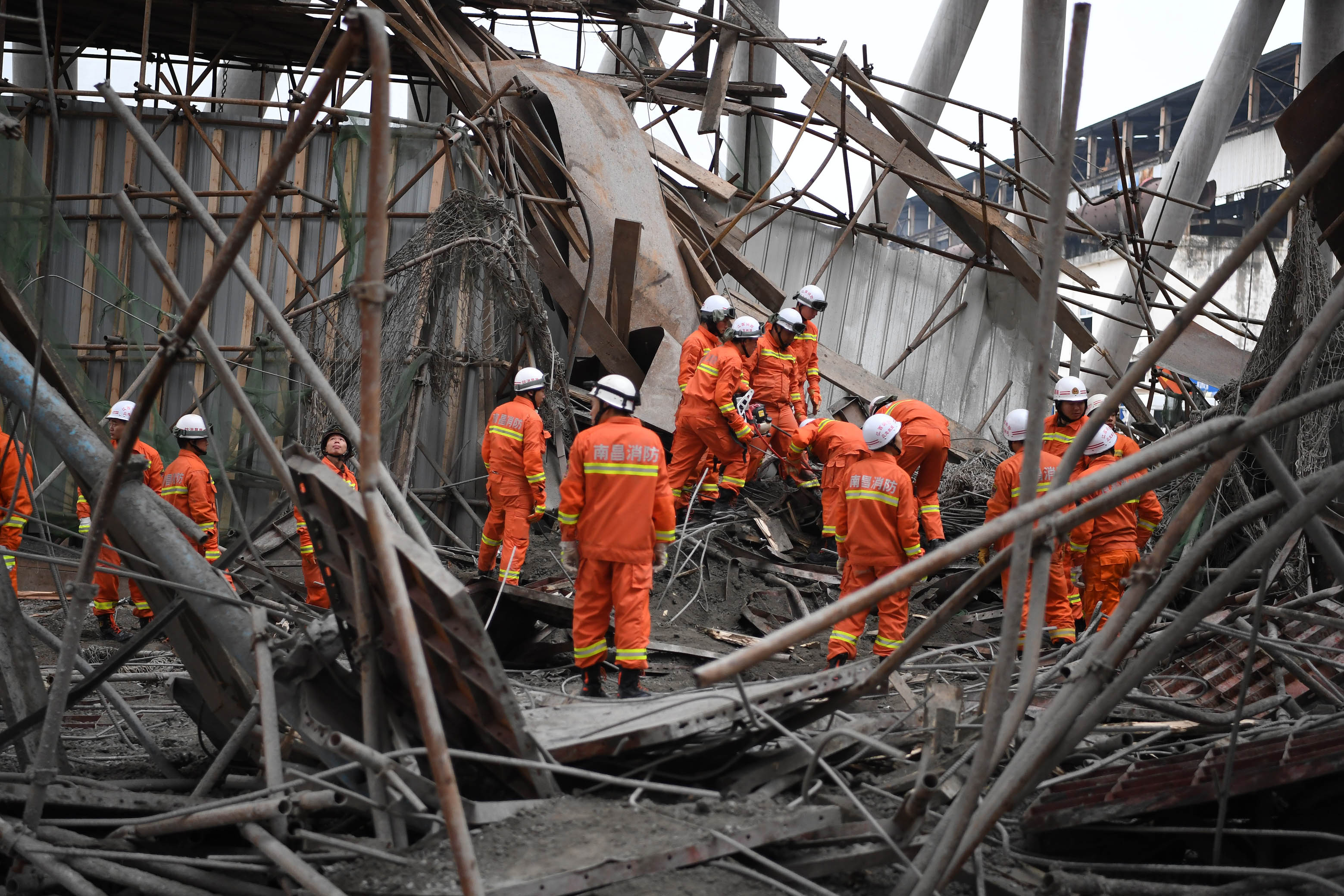 丰城电厂施工平台倒塌事故死亡人数已上升至67人