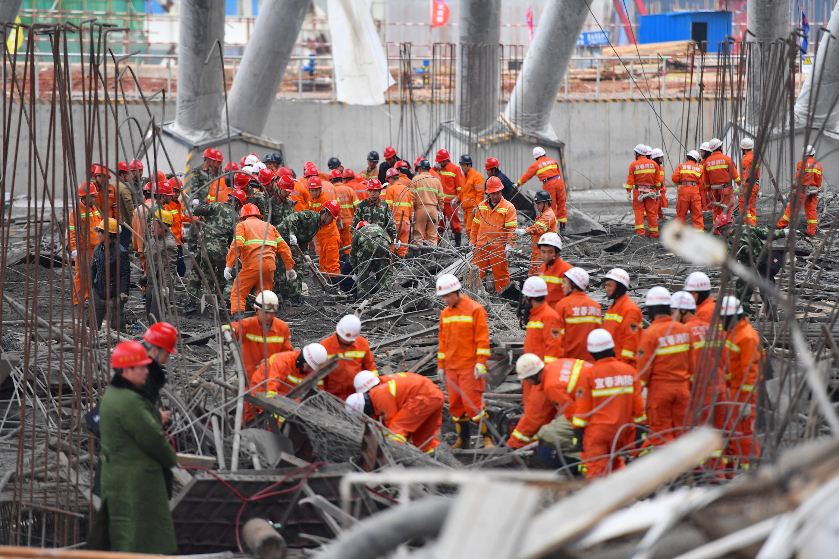 丰城电厂施工平台倒塌事故死亡人数已上升至67人