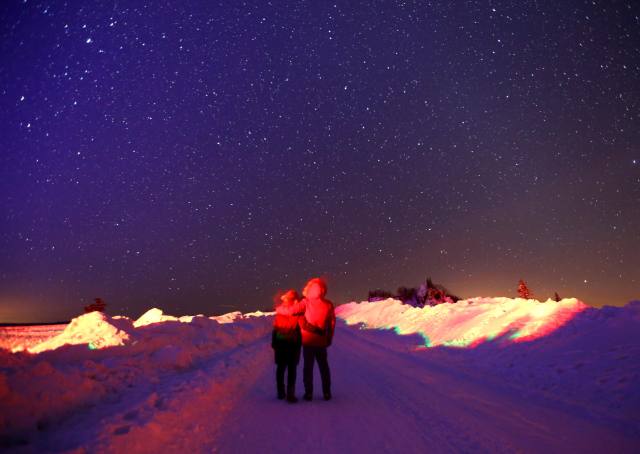 视·觉丨拥抱星空在雪夜