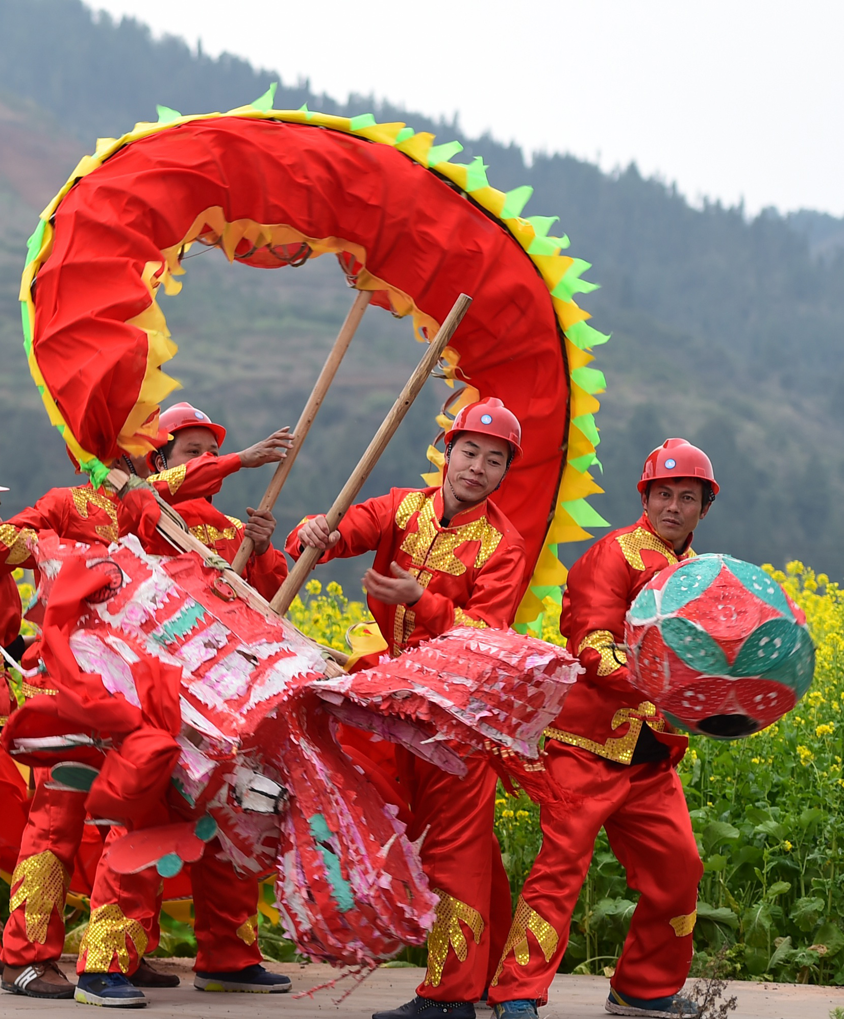 福建龙舞,龙舞_大山谷图库