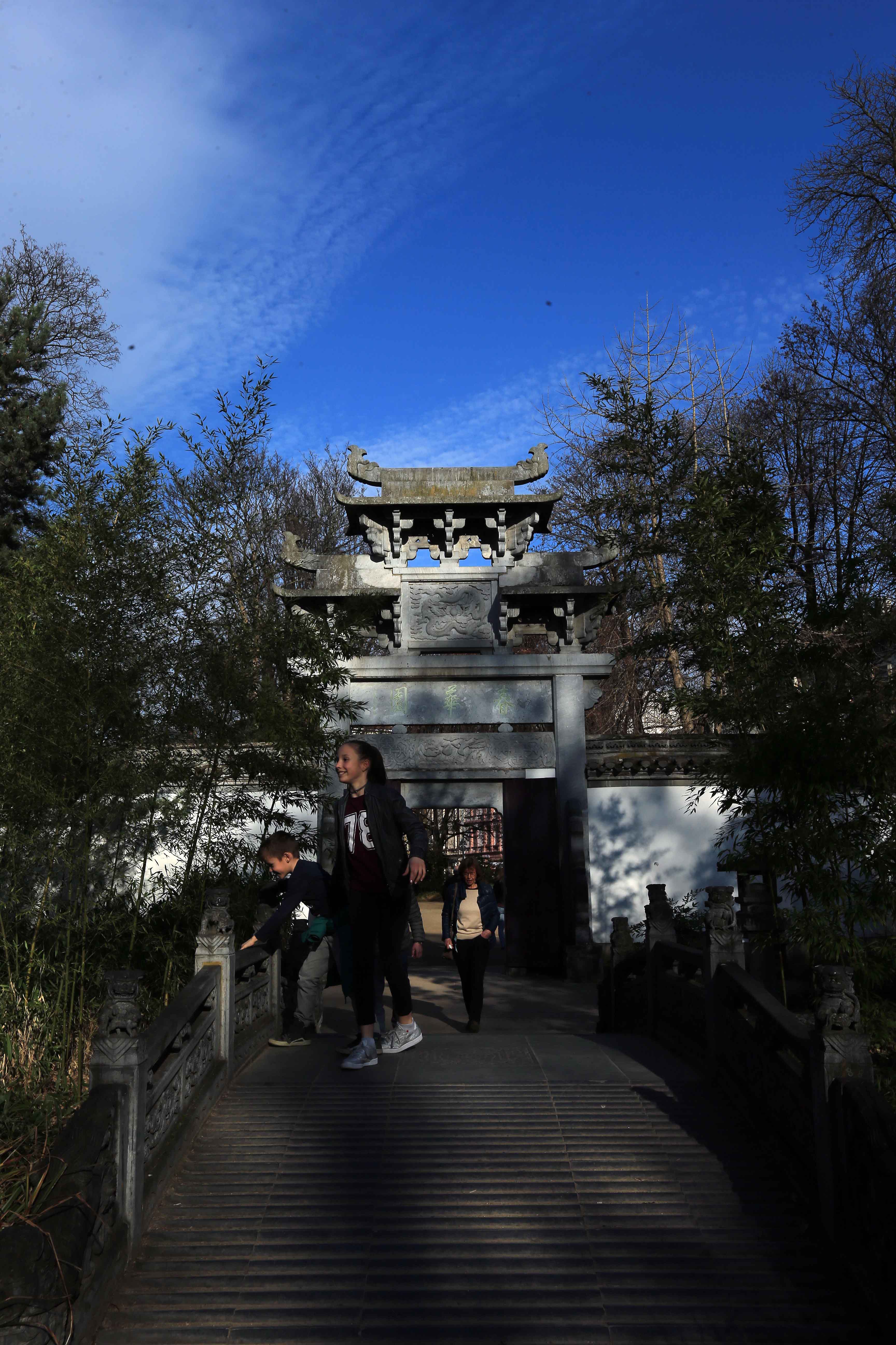 法兰克福中国花园 早春暖阳国内新闻 新华社锐新闻 新闻频道 涪陵门户网