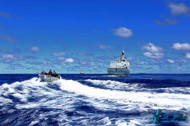 海军南海舰队远航训练编队返回母港