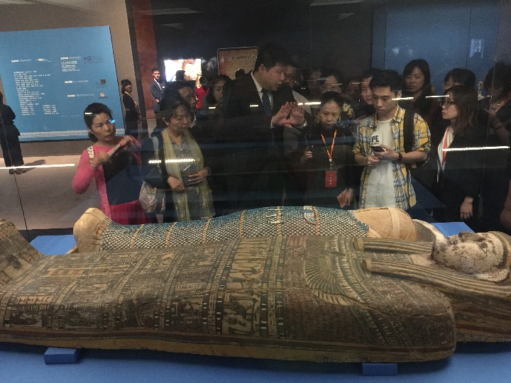 古埃及文物亮相湖南木乃伊 遇见 西汉辛追夫人