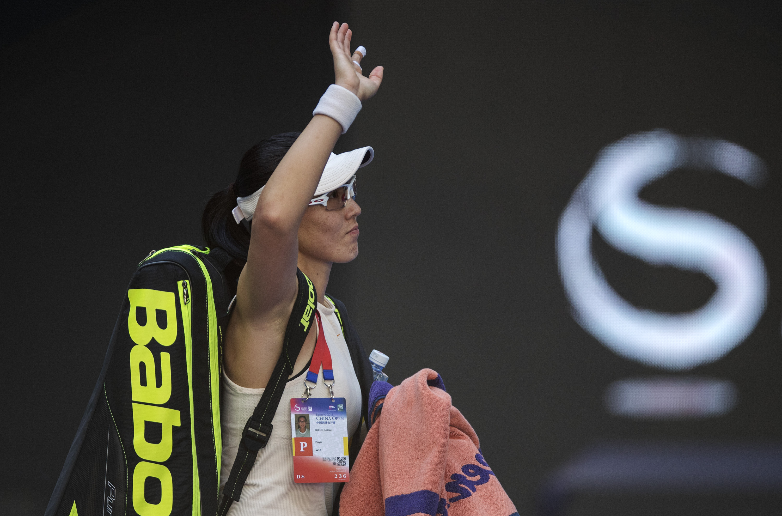 中网 郑赛赛不敌斯蒂芬斯