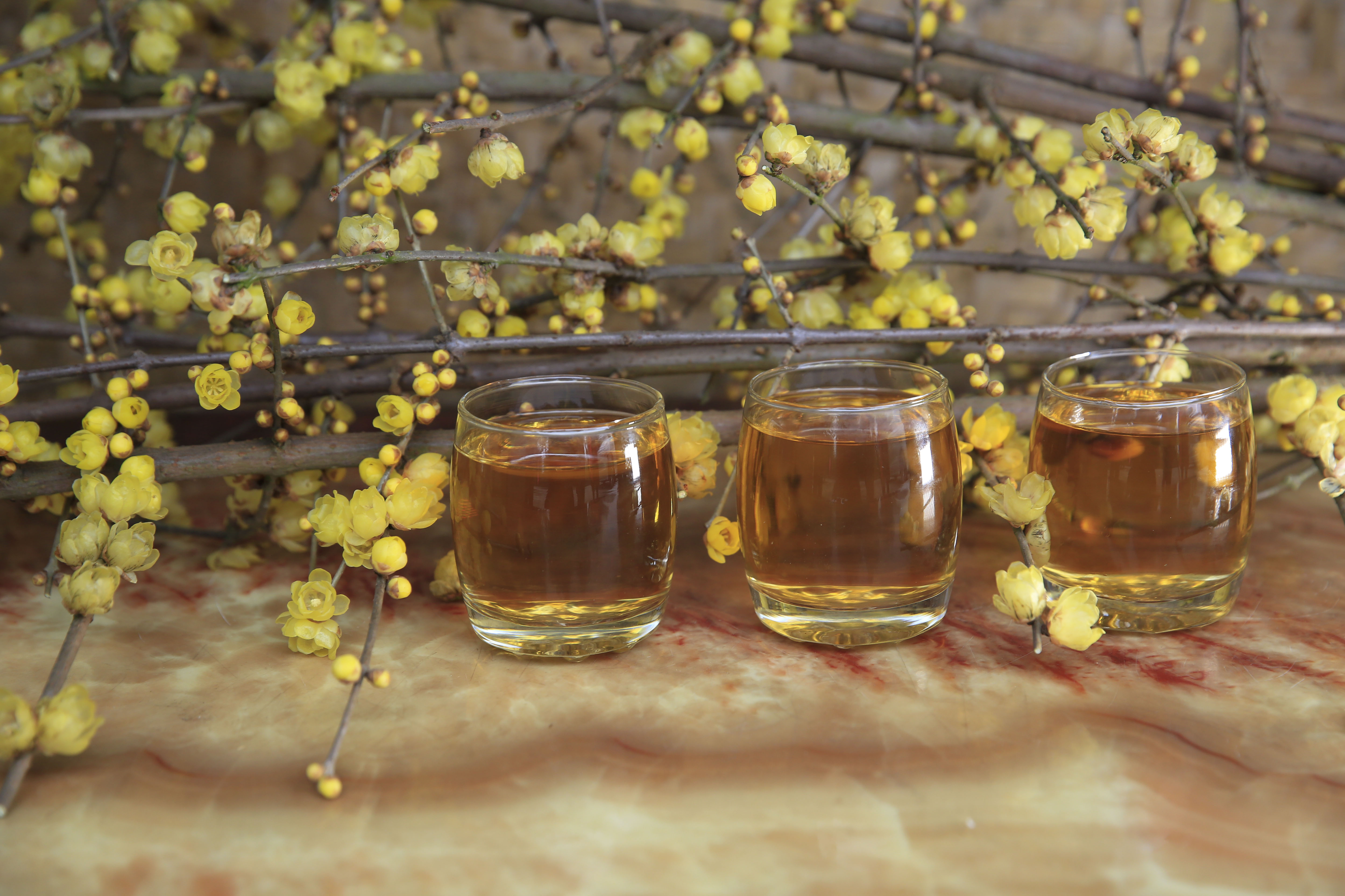 重庆北碚蜡梅花酒飘香寒冬