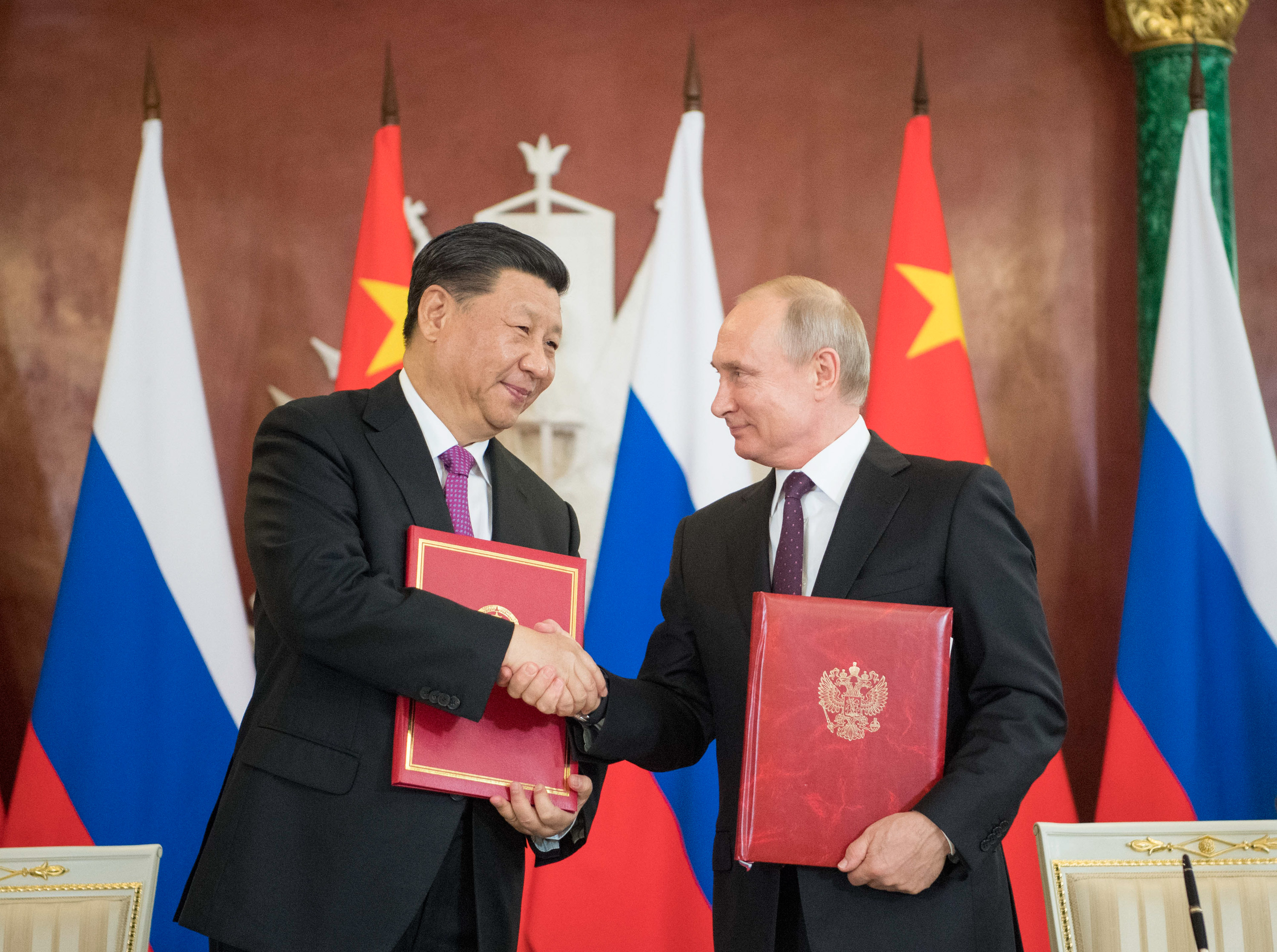 China, Russia pledge stronger ties amid global trade turmoil - CGTN