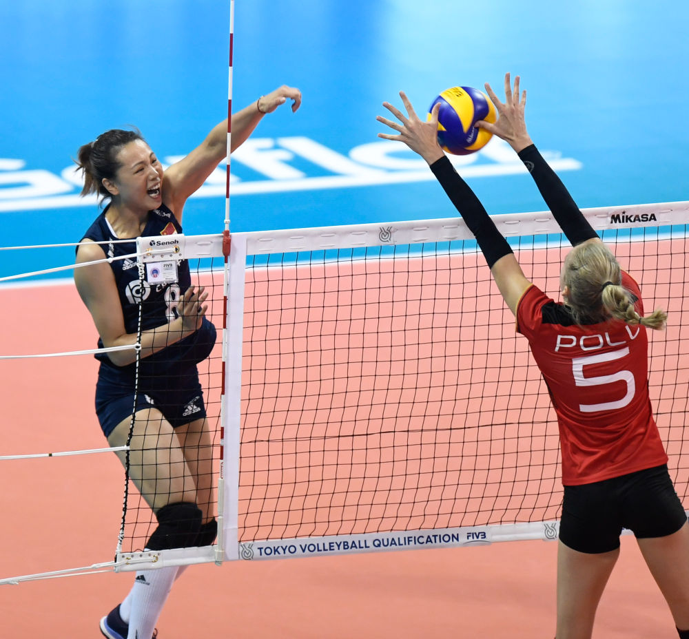 东京奥运会女排资格赛中国胜德国
