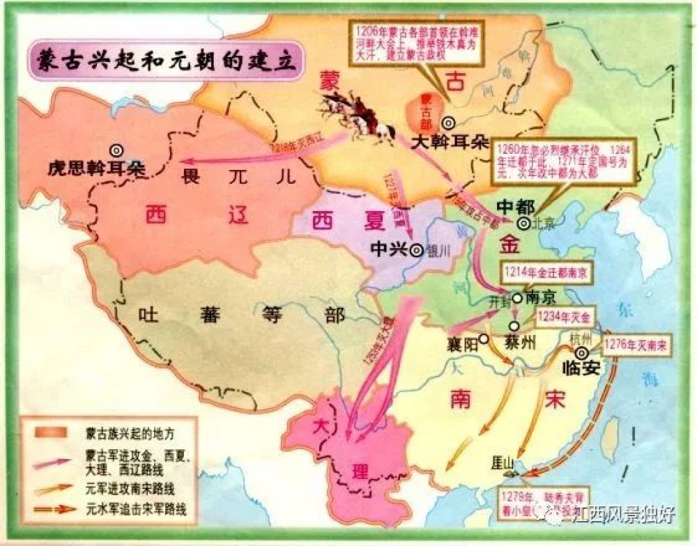 建立了元朝,继续把侵略矛头直指南宋