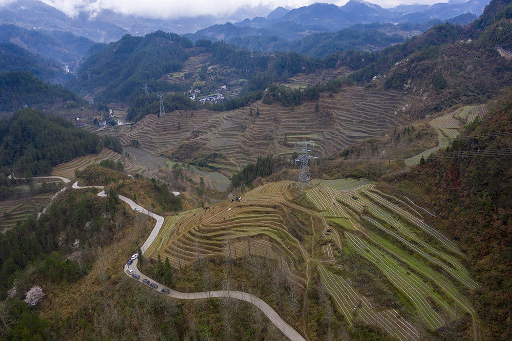 新华社防疫促复工战贫不放松来自重庆最后摘帽贫困县酉阳的一线观察