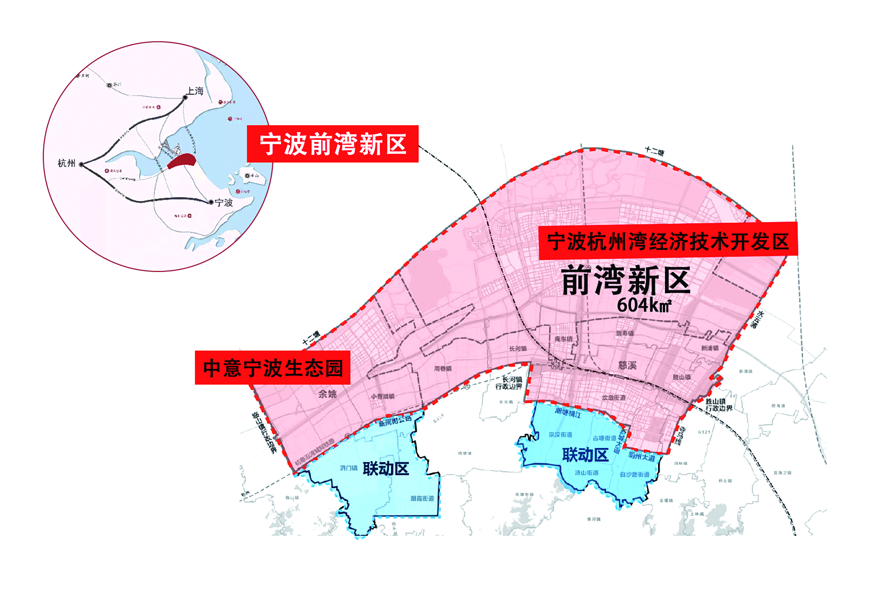前湾新区行政图图片