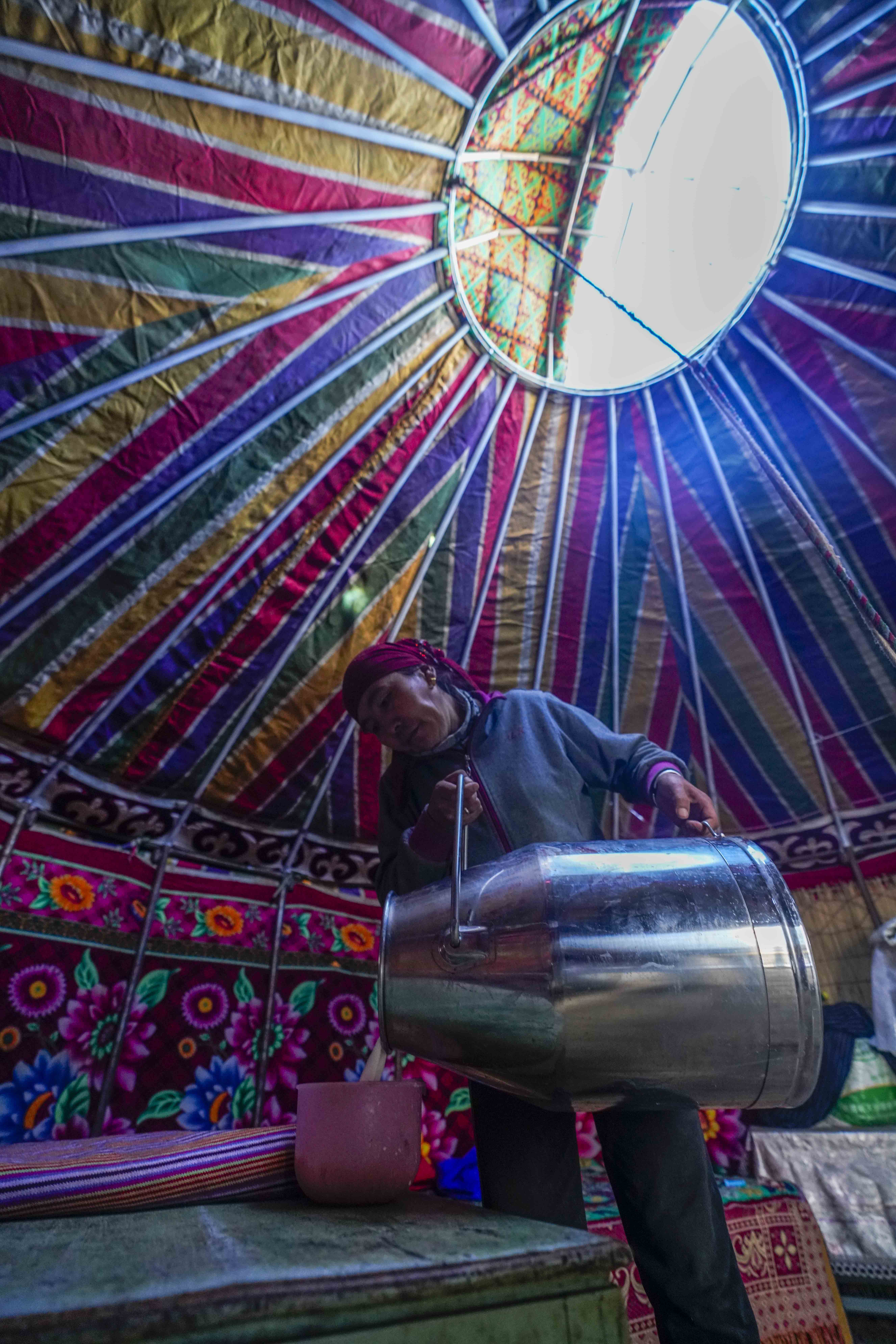 新疆:戈壁滩上发“驼财”