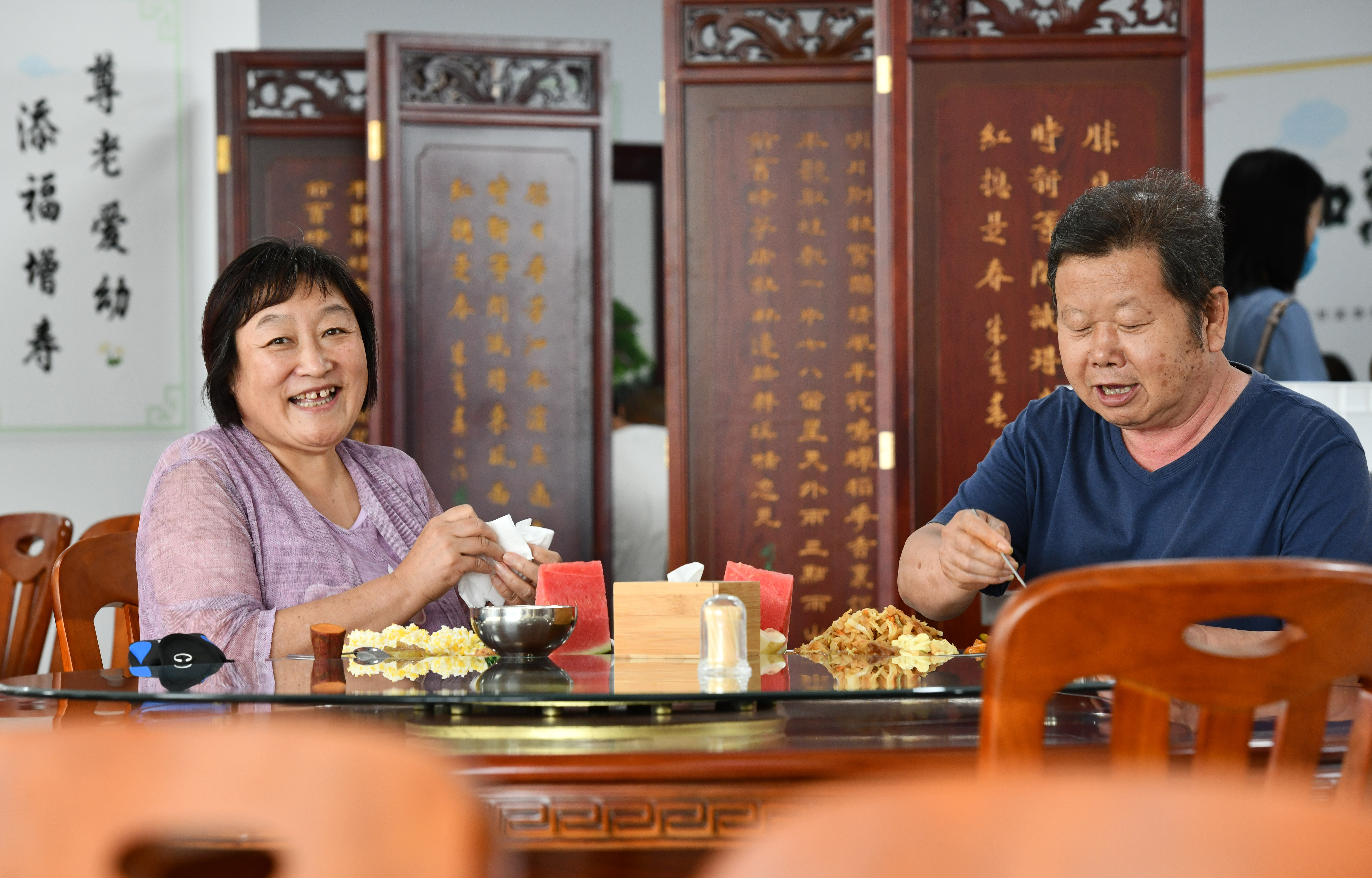 老人家食堂:就餐方便 吃出幸福滋味