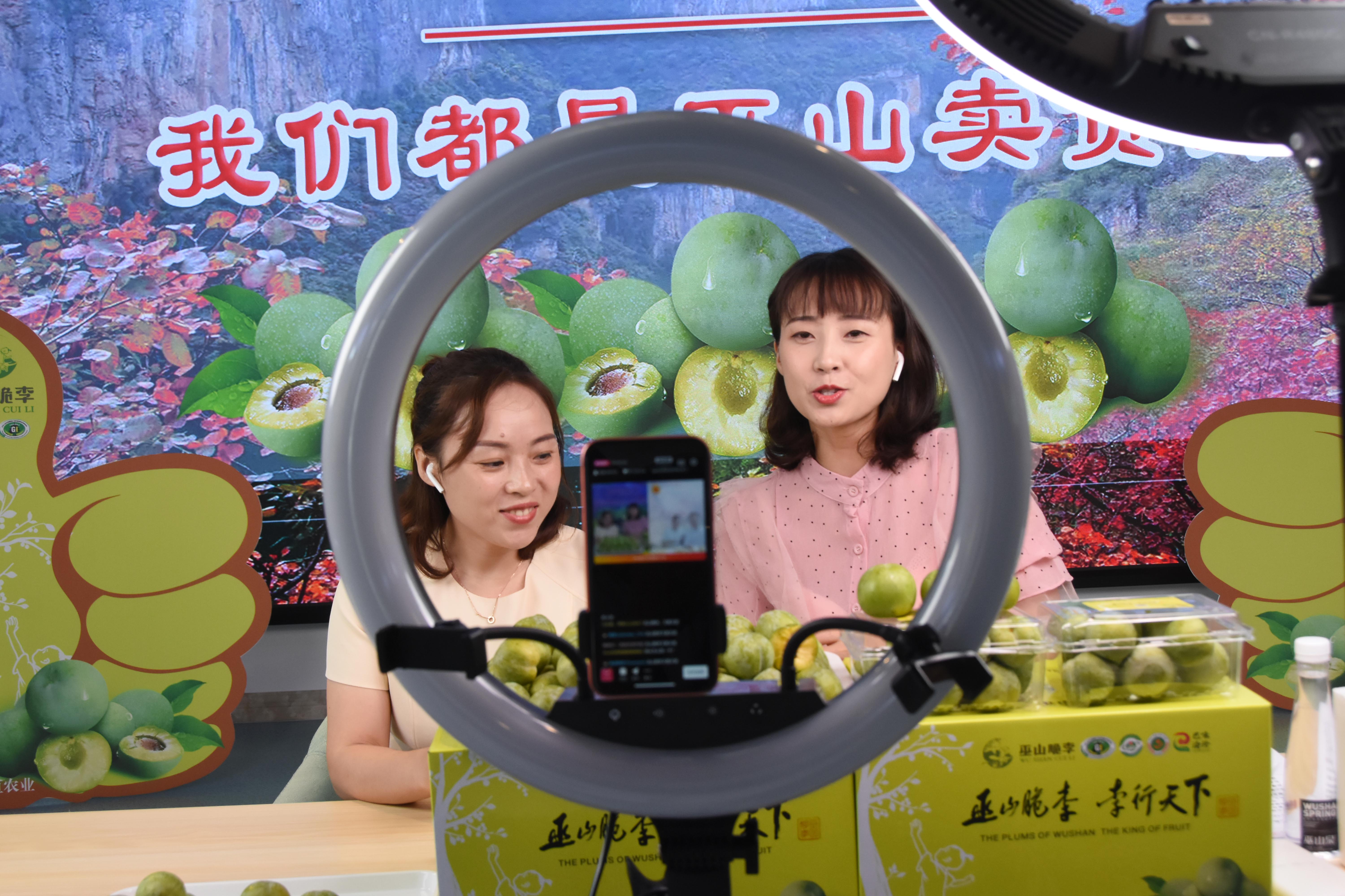 新华社|重庆巫山:直播带货促果农增产增收