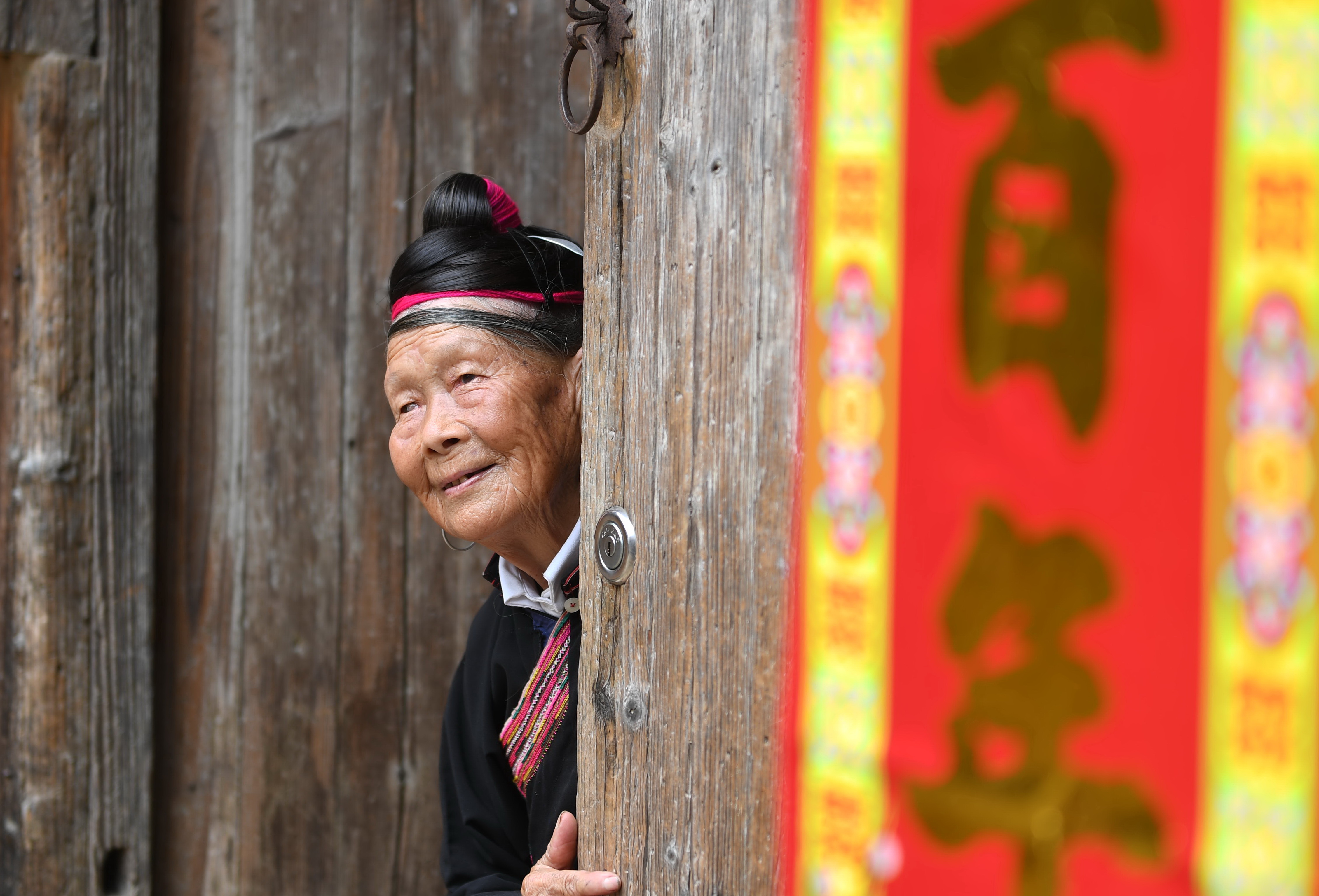 89岁畲族老人钟莲娇为家乡代言