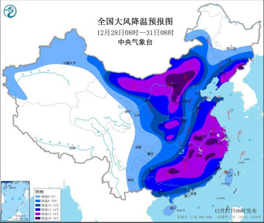 今冬以来最强！年末寒潮明起来袭 6省份有大到暴雪