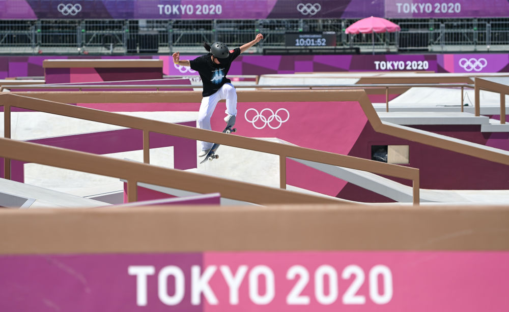 东京奥运会 | 中国滑板队赛前训练