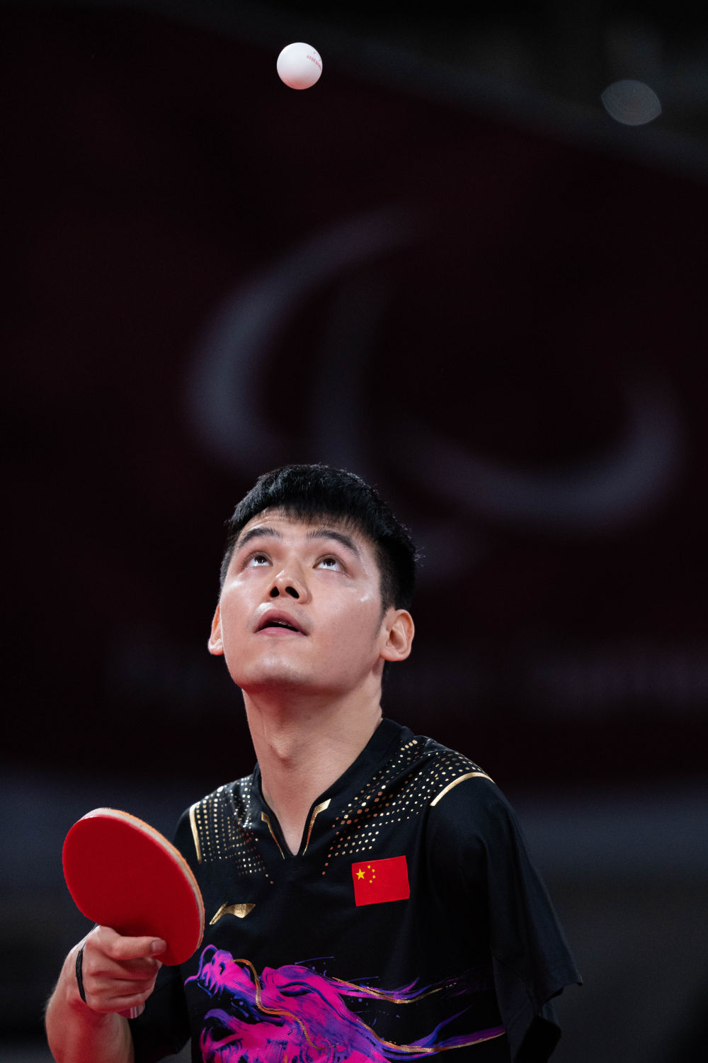 残奥会男子乒乓球男单8级决赛赵帅夺金