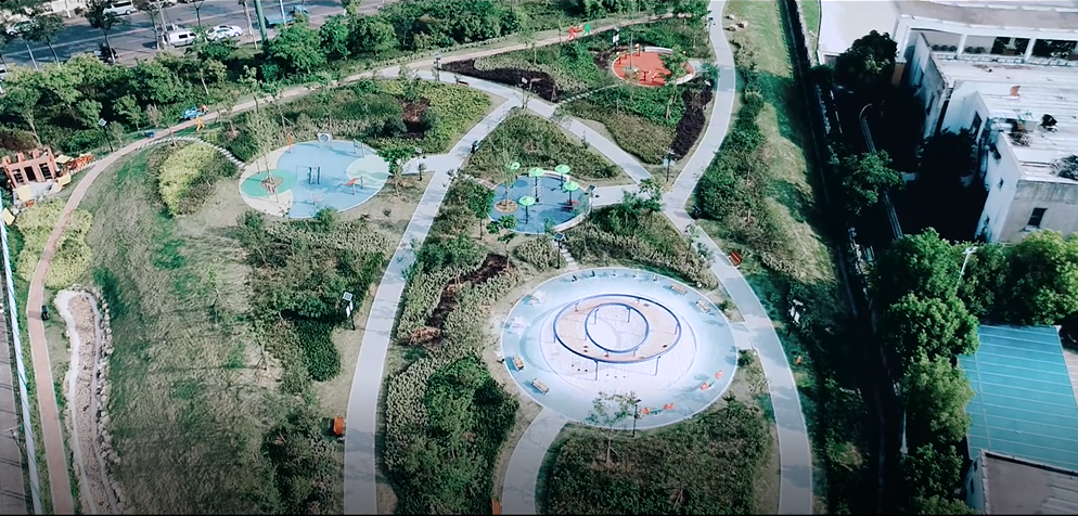 每周一景丨南京雨花台区永盛奥林匹克公园 新华社客户端